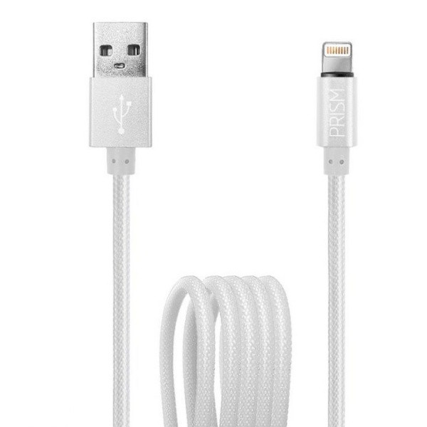 CABLE FOXBOX USB PRISM USB A LIGHTNING. BLANCO. 1.25M (2191)