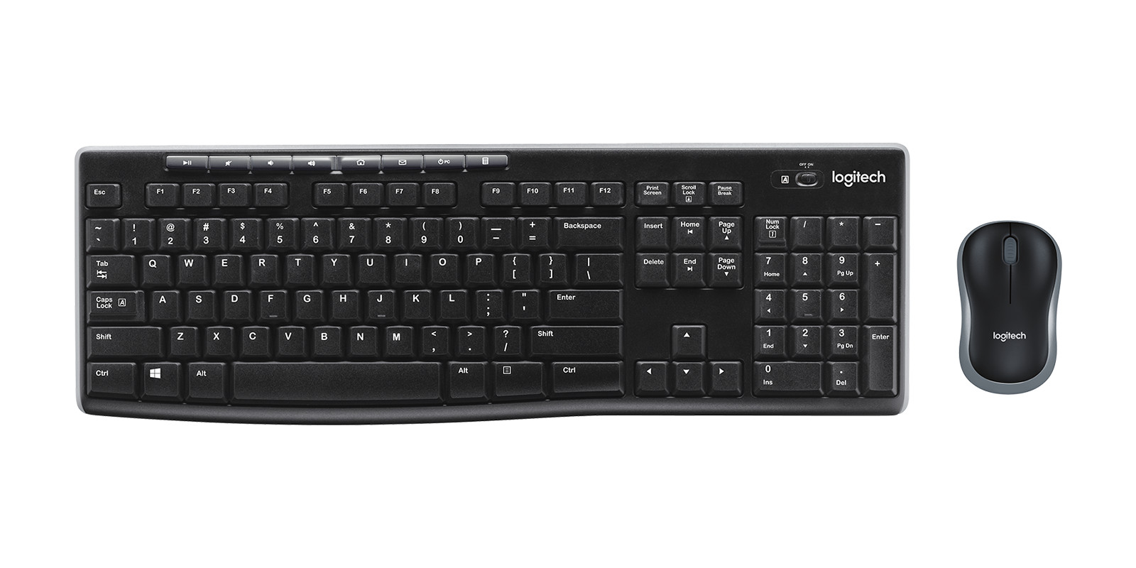 KIT TECLADO MOUSE LOGITECH MK270