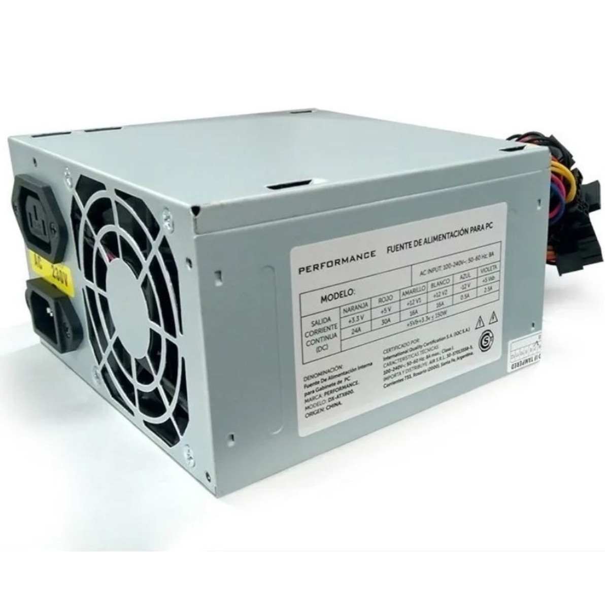 FUENTE PERFORMANCE 600W