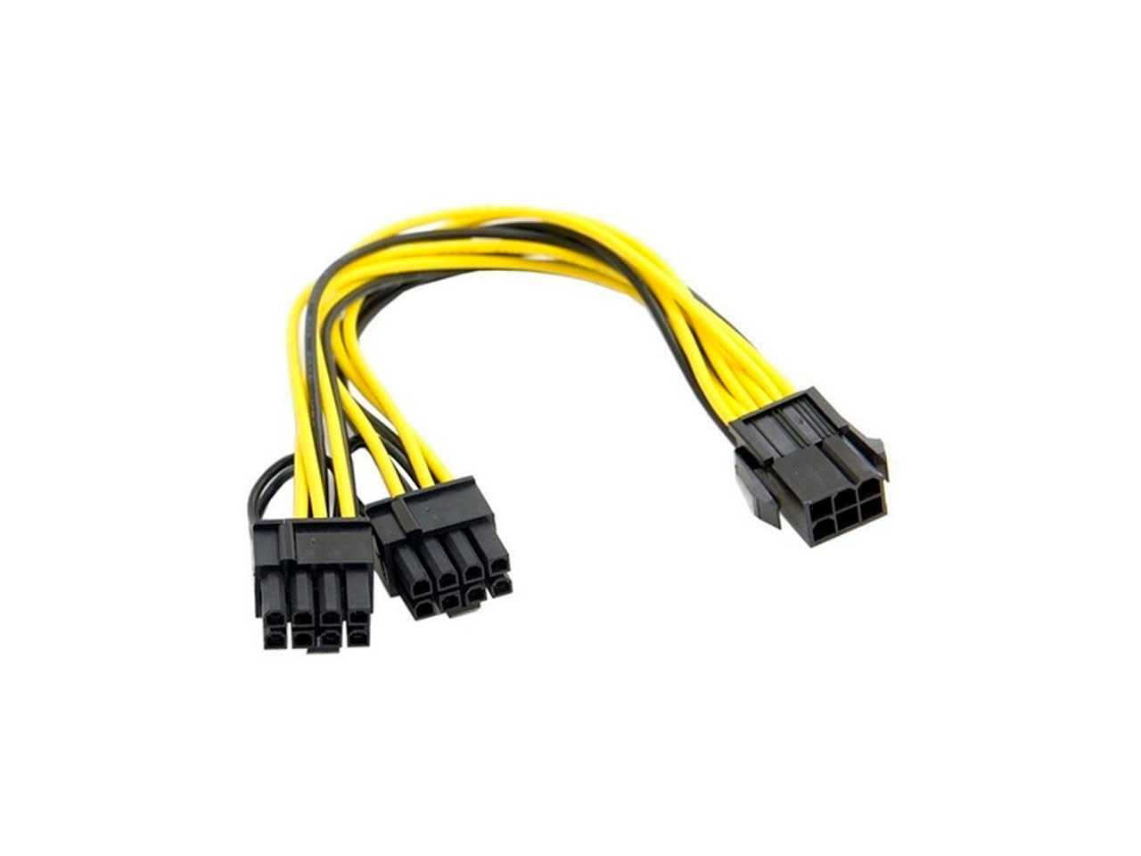 ADAPTADOR DE 6 PINES A 2 CONECTORES 8 PINES