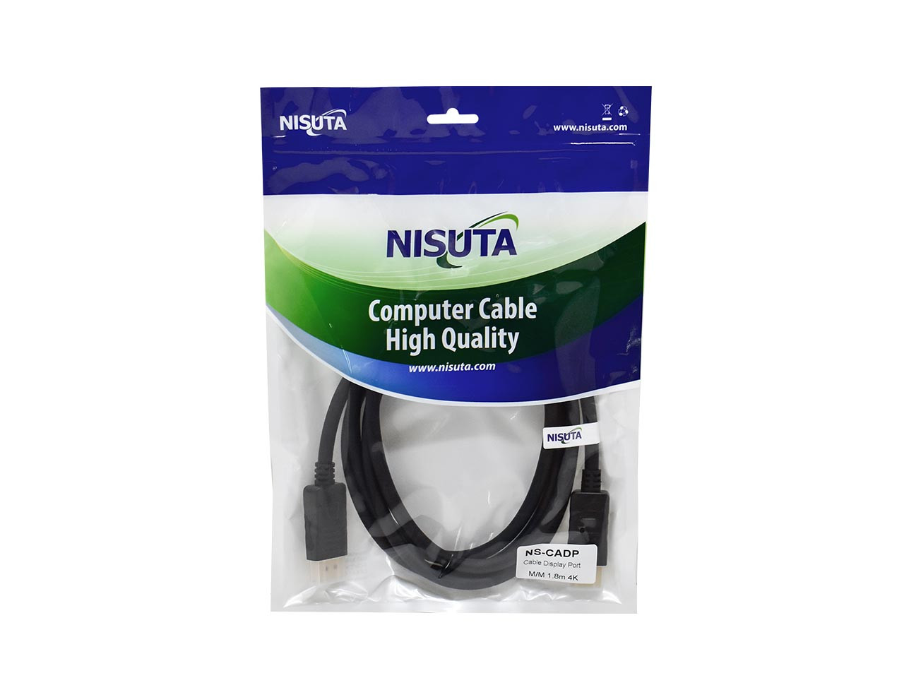 CABLE DISPLAY PORT DE 1.8M M/M