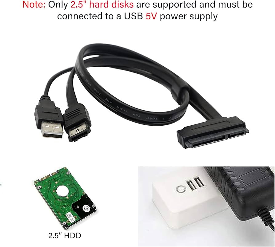 CABLE DATOS SATA A ESATA
