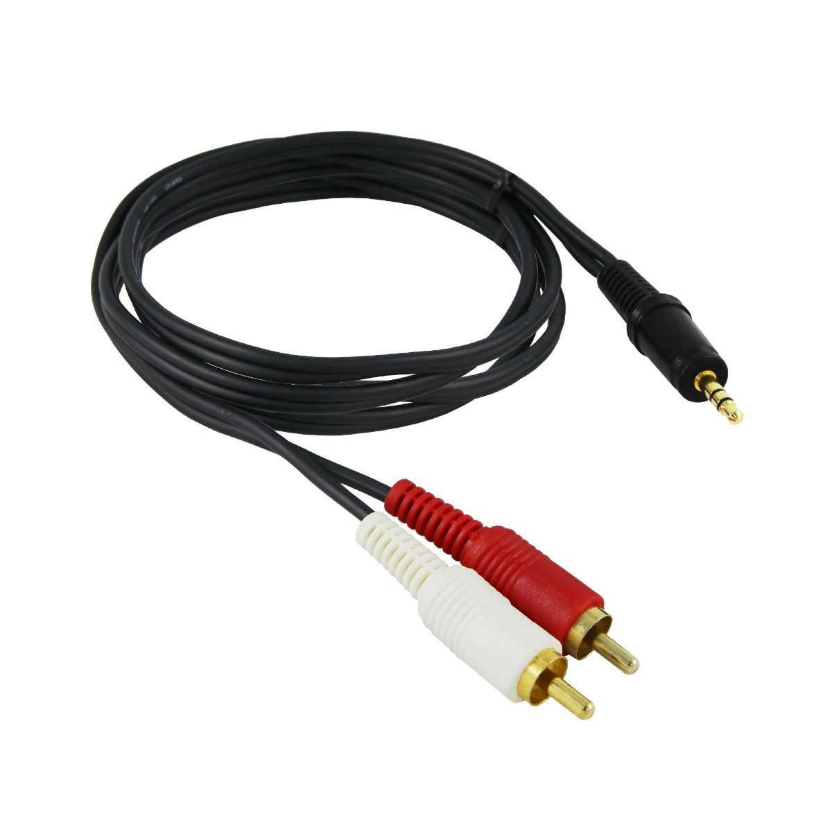 CABLE AUDIO STEREO 3.5 MM A 2 RCA 5M