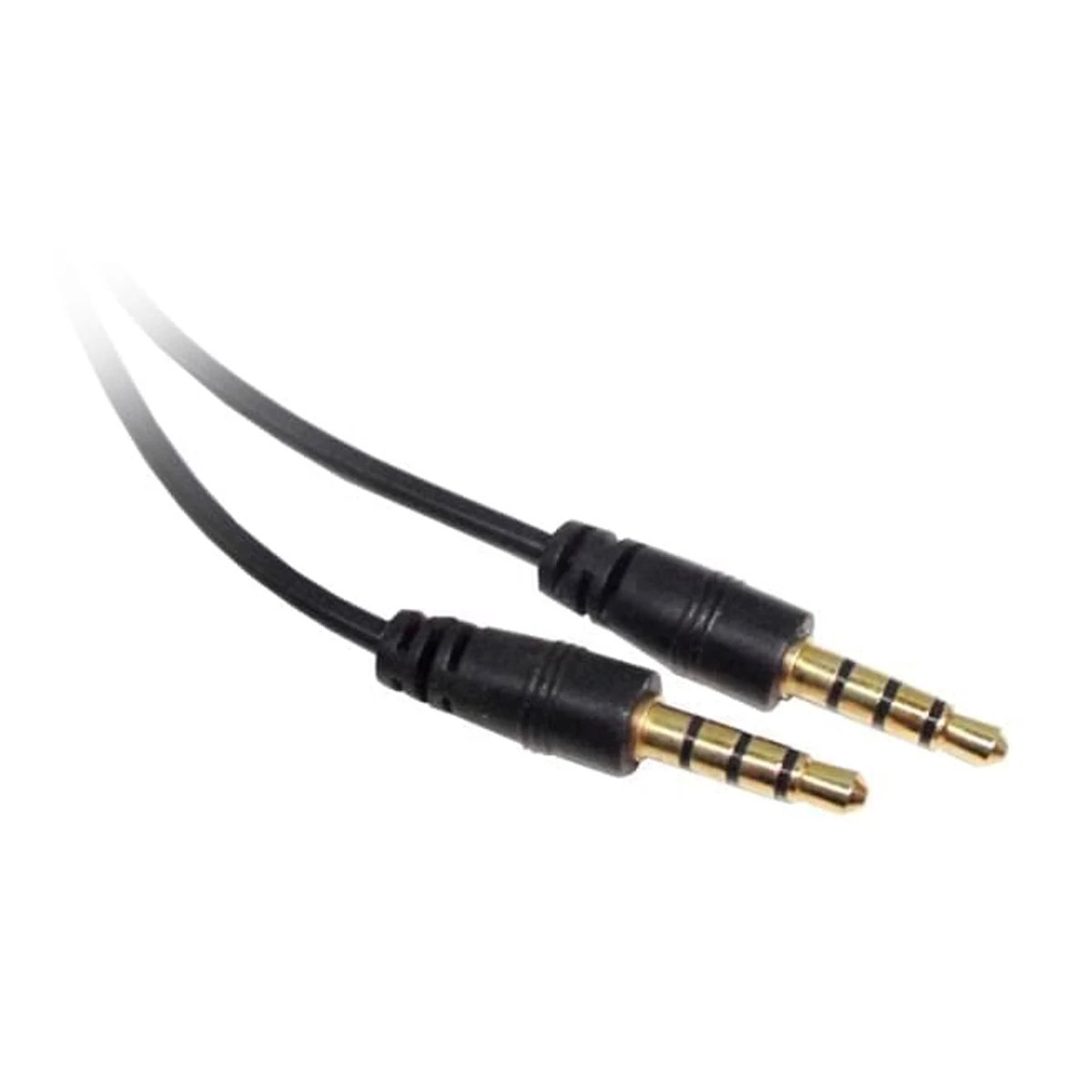 CABLE AUDIO STEREO 3.5MM DE 1M Y 4 SECCIONES