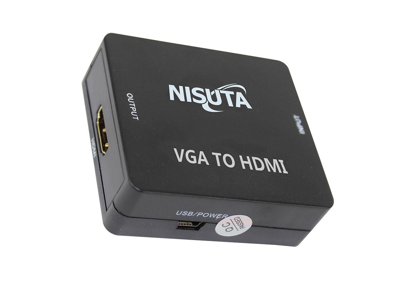 CONVERSOR DE VGA + 3.5MM AUDIO A HDMI