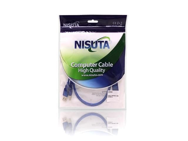 CABLE USB 2.0 AM A 2 USB AM DE 1 M