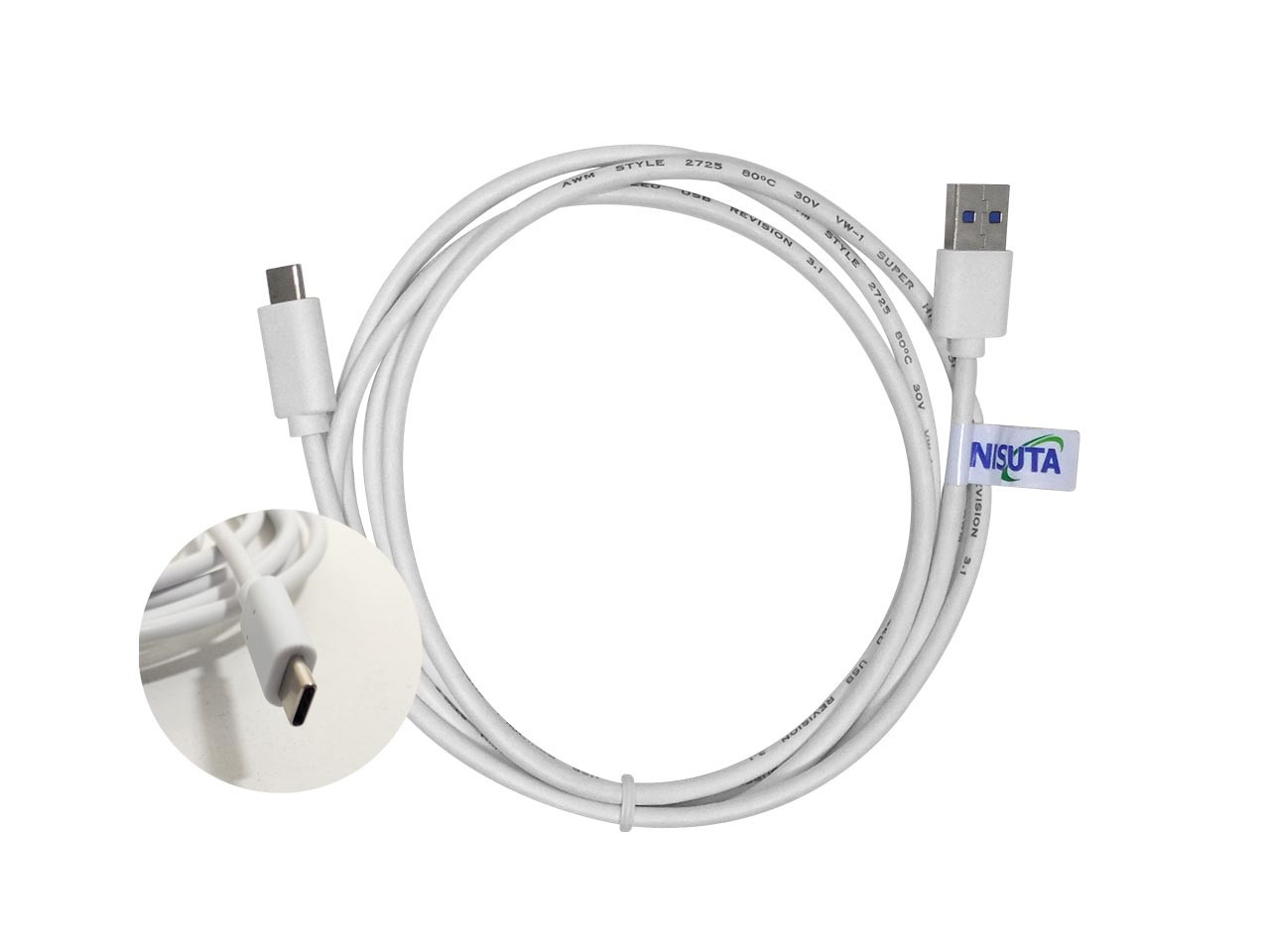 CABLE USB C 3.1 A USB 3.0 DE 1M