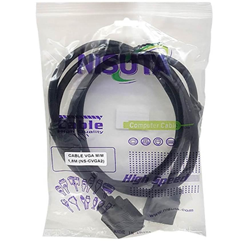 CABLE VGA COAXILADO M/H 1.8M CON FILTRO