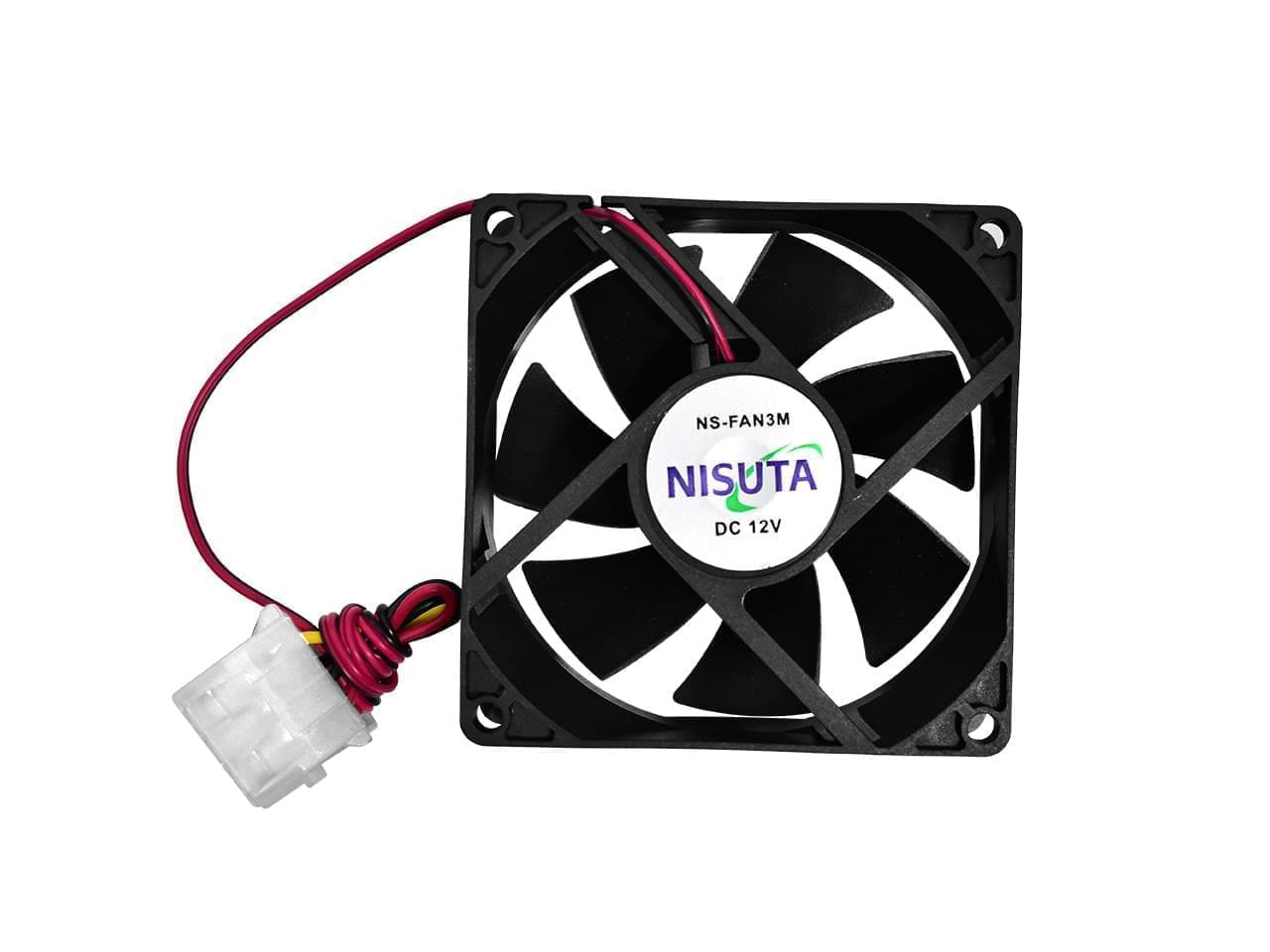 COOLER CON BUJE 80X80X25 MM 12V. 4 PIN