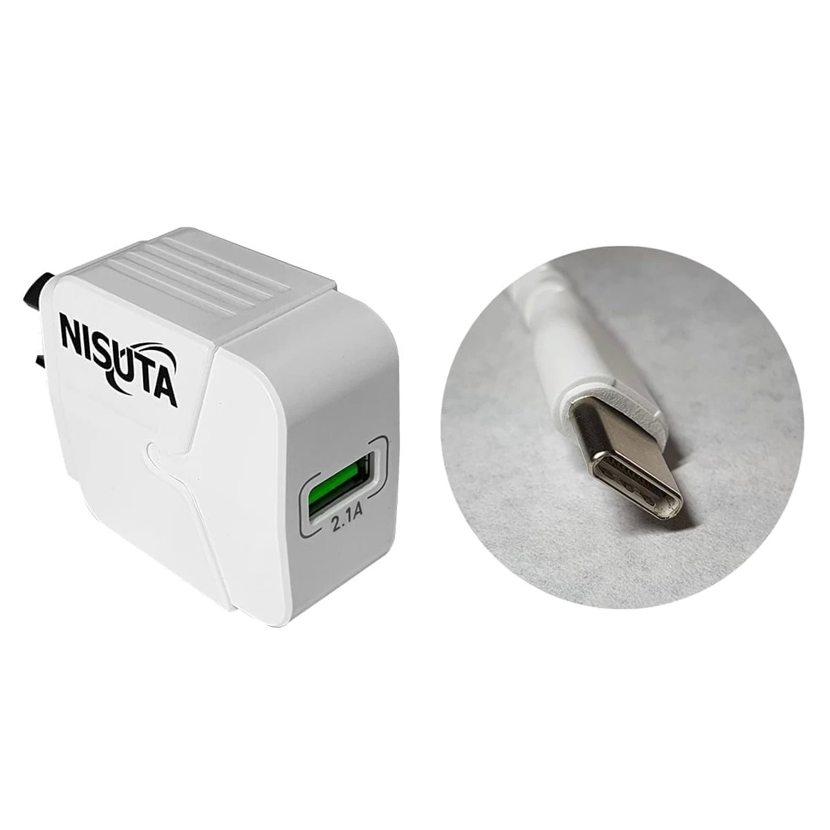 CARGADOR USB DE 2.1A MICRO USB C DE 1M