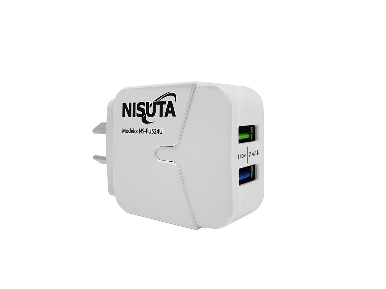 CARGADOR USB DE 2 PUERTOS Y 2.4A