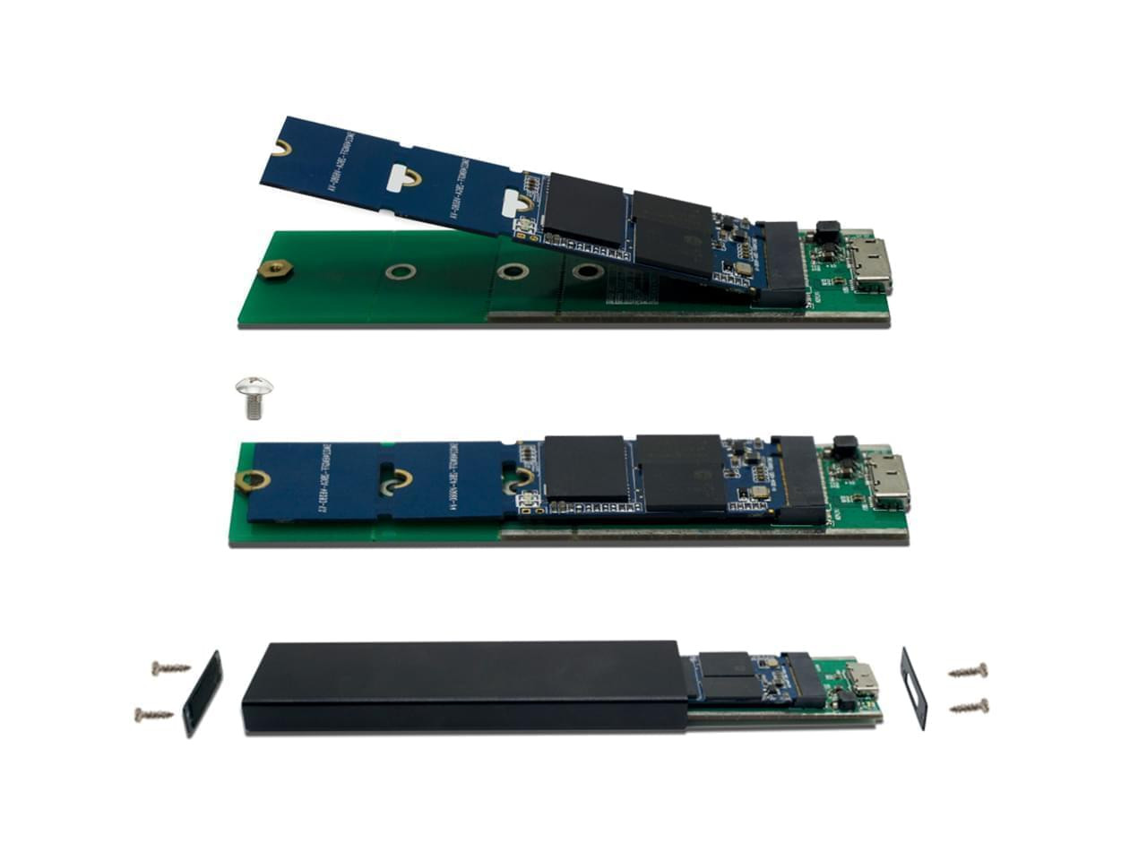 GAVETA EXTERNA USB 3.0 DISCOS M.2 SSD