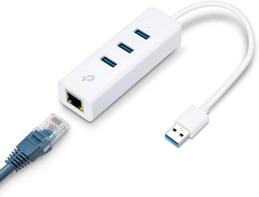 ADAPTADOR USB 3.0 A ETHERNET TP LINK + HUB USB UE330