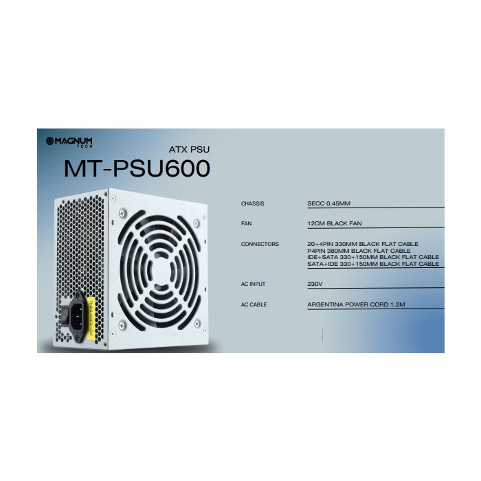 FUENTE MAGNUMTECH 600W