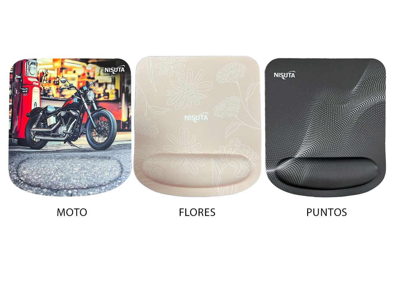 MOUSE PAD 230X211X4MM ERGONÓMICO CON APOYA MUÑECAS