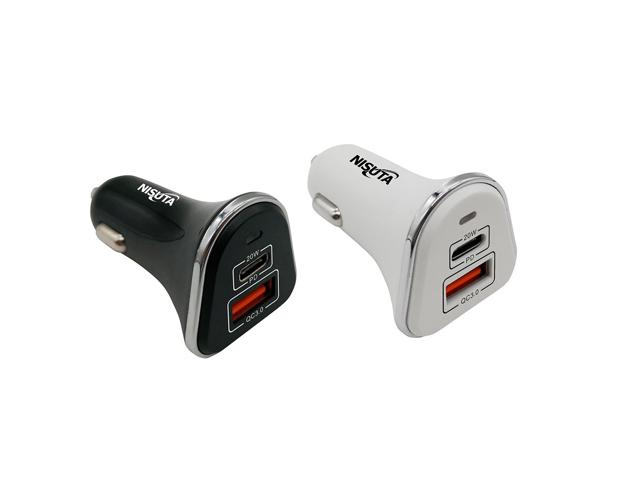 CARGADOR 12V DE 2 PUERTOS CARGA RAPIDA  QC3.0 USB-C PD CHARGE PARA AUTO