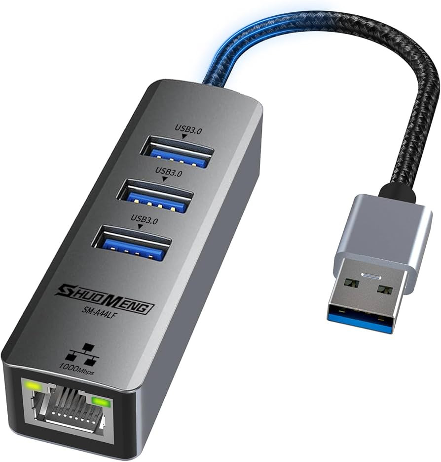 DOCKING USB 3.0 A HUB 3 USB 3.0 RJ45 GIGABIT 10/100/1000
