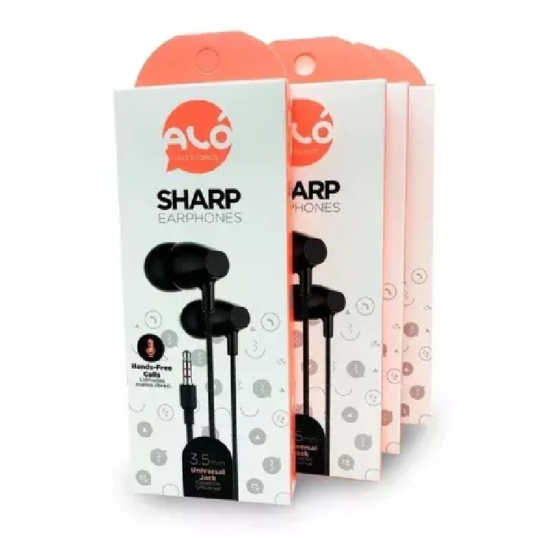 AURICULAR ALO SHARP MIX DE COLORES